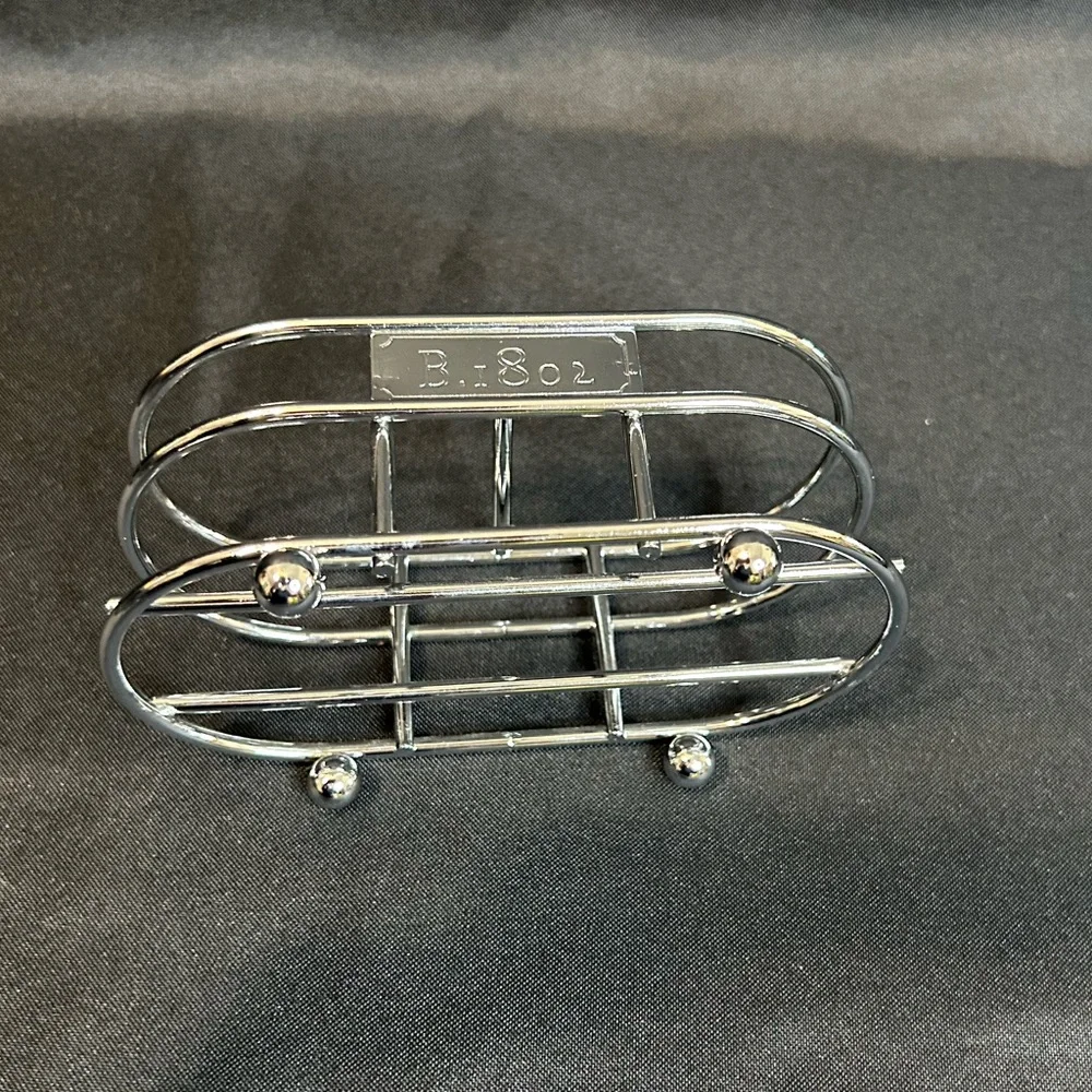 Beekman 1802 soap and lotion wire dispenser caddy - Silver
